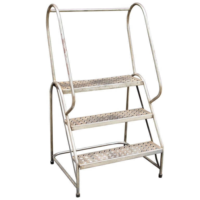 Steel Industrial Ladder Steps at 1stdibs