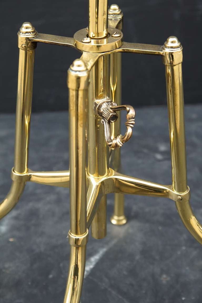 English Adjustable Music Stand of Brass 2