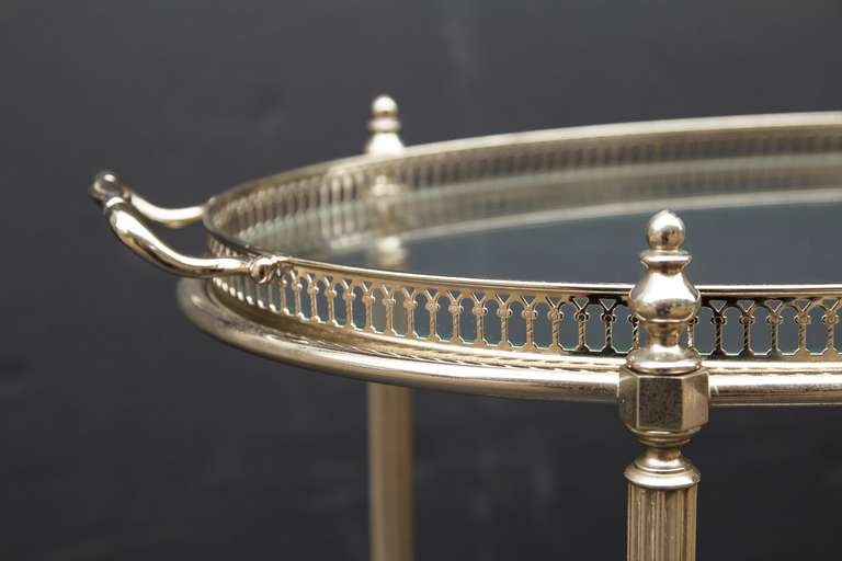French Silver Gilt Drinks Cart 3