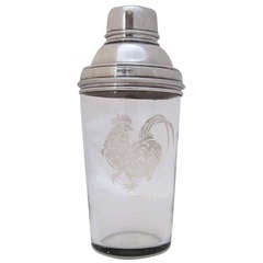 Cocktail Drinks Shaker with Cockerel