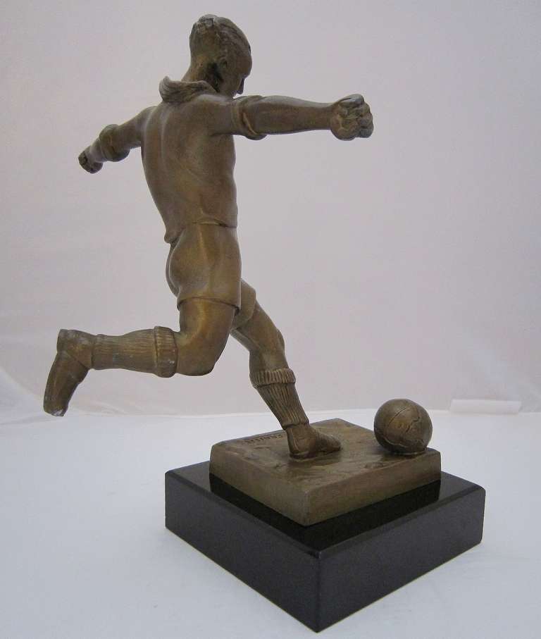 Soccer Trophy Figure by Edouard Fraisse 1