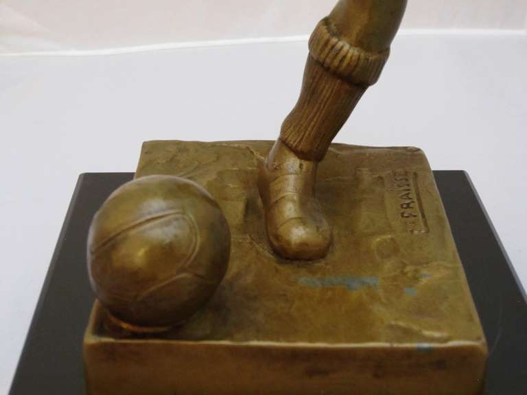 Soccer Trophy Figure by Edouard Fraisse 4