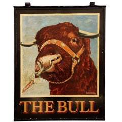 English Pub Sign - The Bull