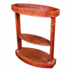 French Vide Poche or Side Table of Mahogany