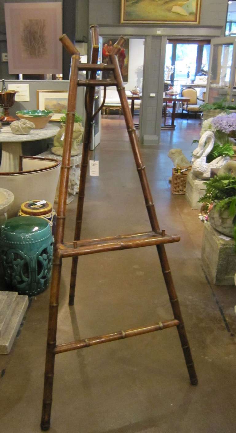 bamboo easel stand
