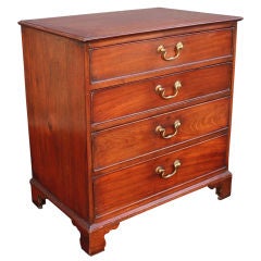 English Small Chest of Cuban Mahogany