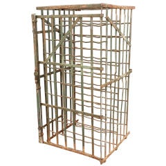 Antique French Wine Crate or Locker