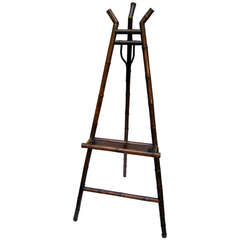 Antique English Bamboo Display Easel