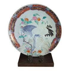 Imari Charger with Cranes