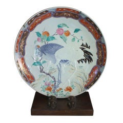 Imari Charger with Cranes