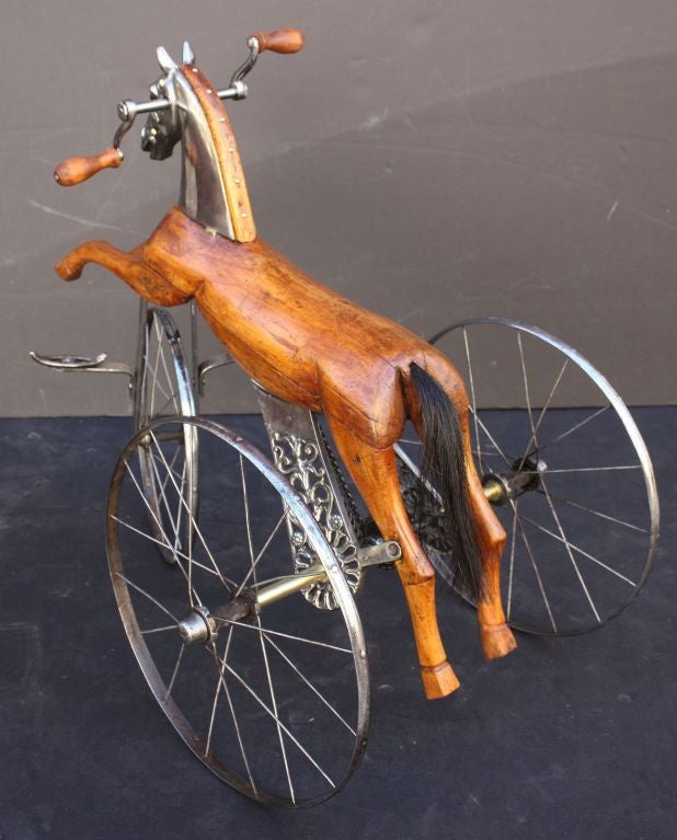 19th Century French Velocipede or Child's Tricycle