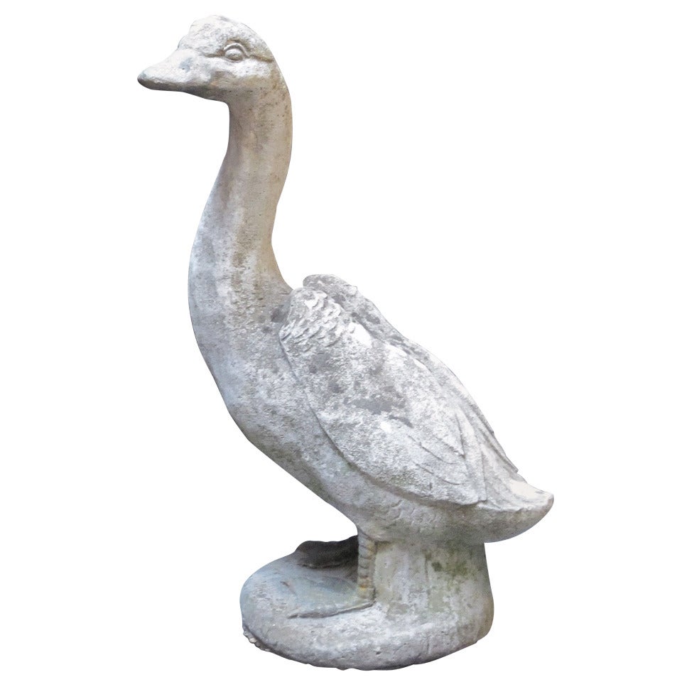 English Garden Stone Goose