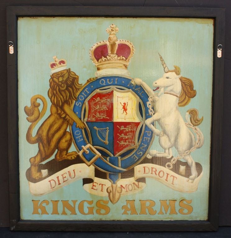 kings arms pub sign