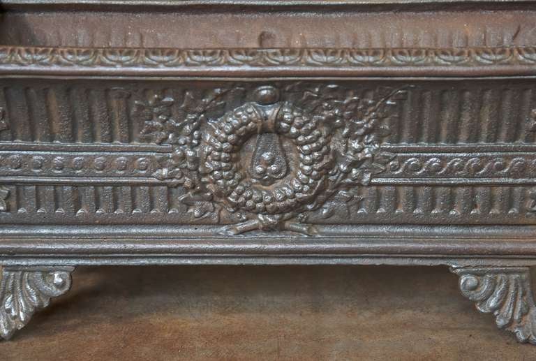 French Low Planter of Cast Iron 2