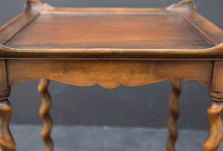 Pair of Barley Twist End Tables 4