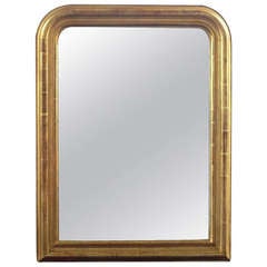 Large Louis Philippe Gilt Mirror (H 35 1/2 x W 27 1/4)
