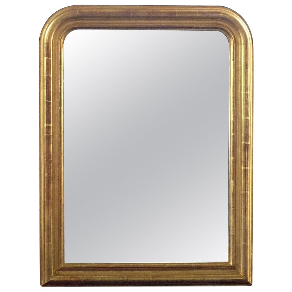 Large Louis Philippe Gilt Mirror (H 35 1/2 x W 27 1/4)