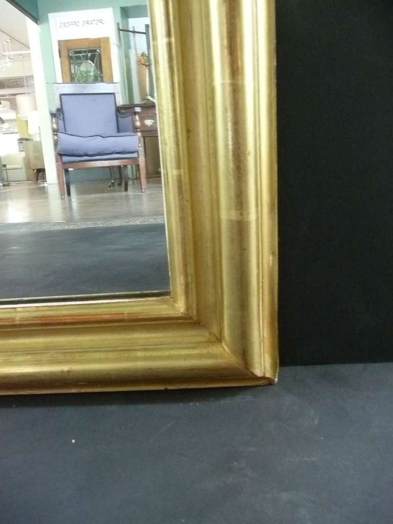 Large Louis Philippe Gilt Mirror (H 35 1/2 x W 27 1/4) 2