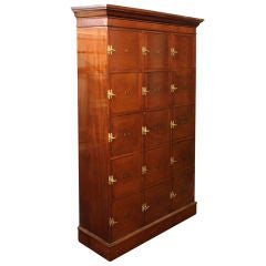 Used English Barrister's Locker of Mahogany