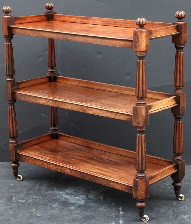 English Trolley Server of Mahogany