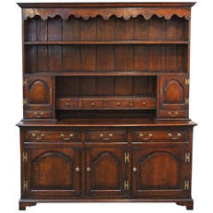 Antique Welsh Dresser Cupboard of Oak