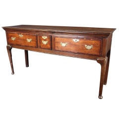 Antique Welsh Dresser Console or Sideboard of Oak