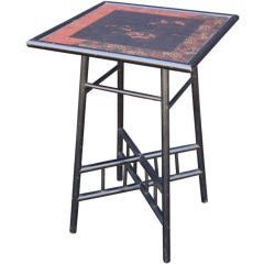 Japan-Lacquered Table from Arts and Crafts-Era England 12