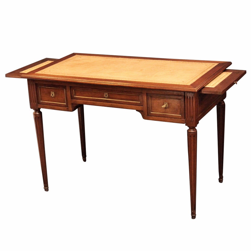 French Writing Desk with Pull Out Slides