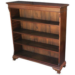 English Open Bookcase of Mahogany