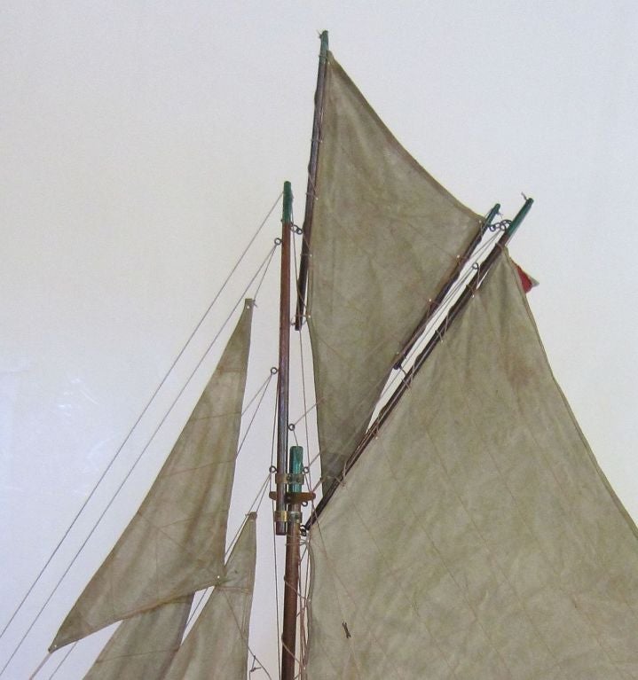 English Pond Yacht on Stand 2
