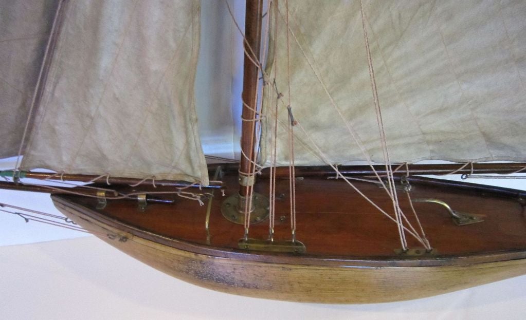 English Pond Yacht on Stand 5