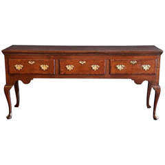 Welsh Dresser Console Server on Cabriole Legs