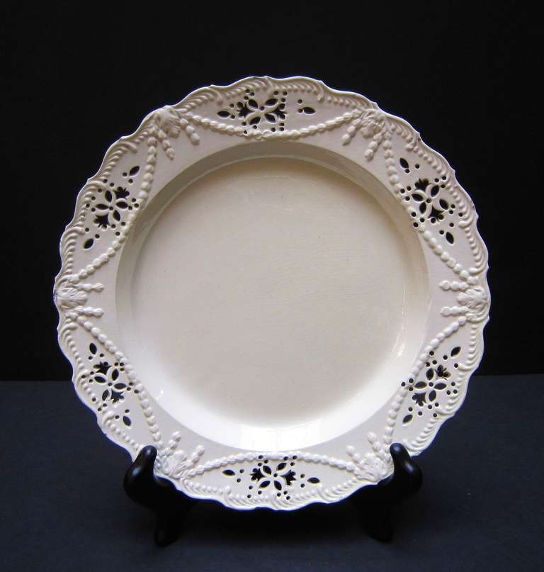 A set of ten Leeds Pottery (9 3/4