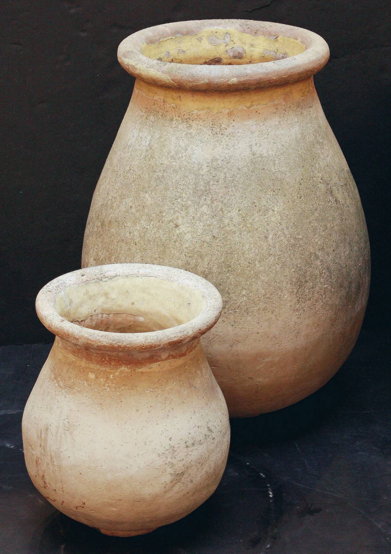 Biot Garden Urn or Oil Jar from France In Excellent Condition In Austin, TX