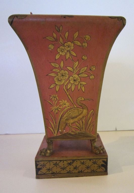 Pair of English Tole Planters 1