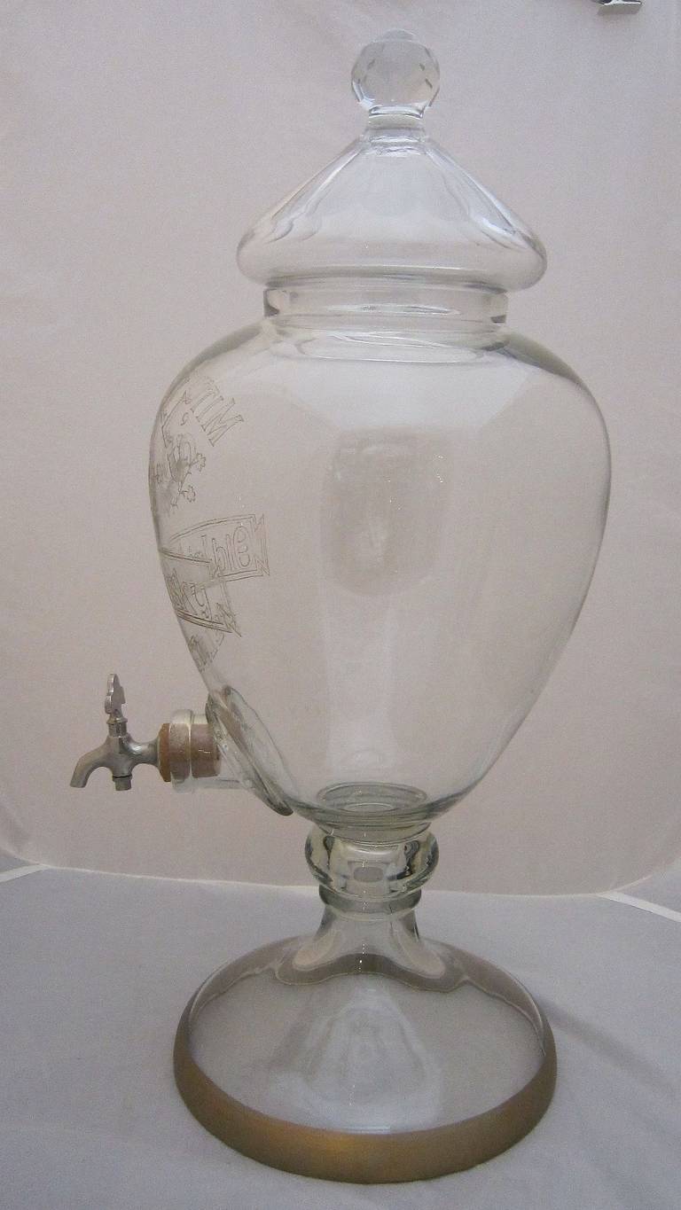 antique liquor dispenser