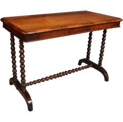 English Library Table of Rosewood