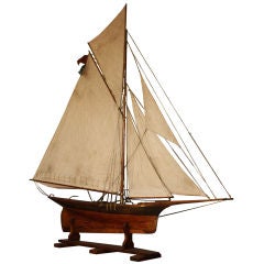 7' Tall English Pond Yacht on Stand