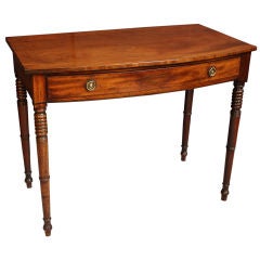 Regency Side Table or Writing Desk of Mahogany