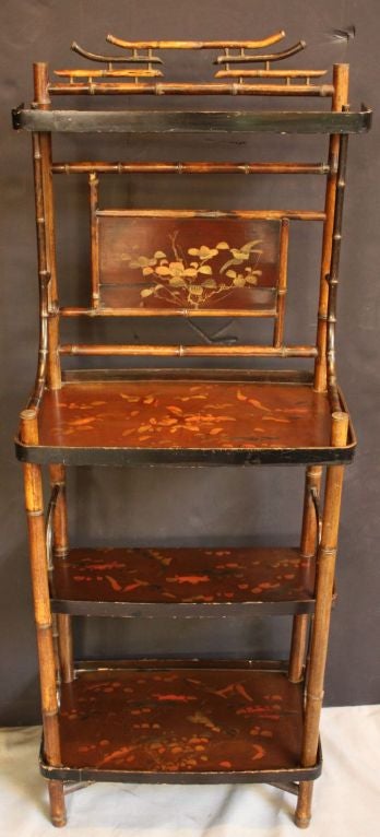 English Bamboo (Aesthetic Movement) Étagère