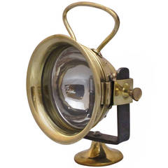 Antique English Acetylene Head Lamp for Veteran Automobile