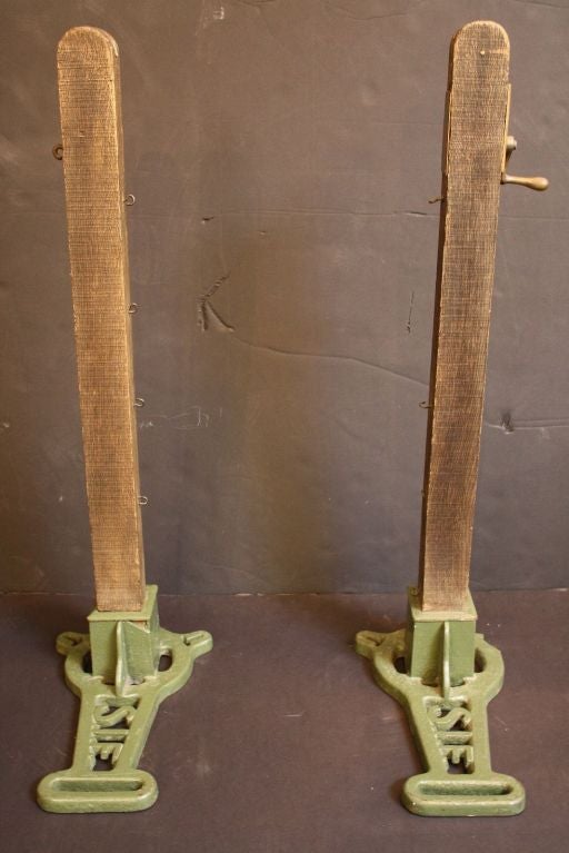 Pair of Vintage English Tennis Posts (Priced as a Pair) In Excellent Condition In Austin, TX