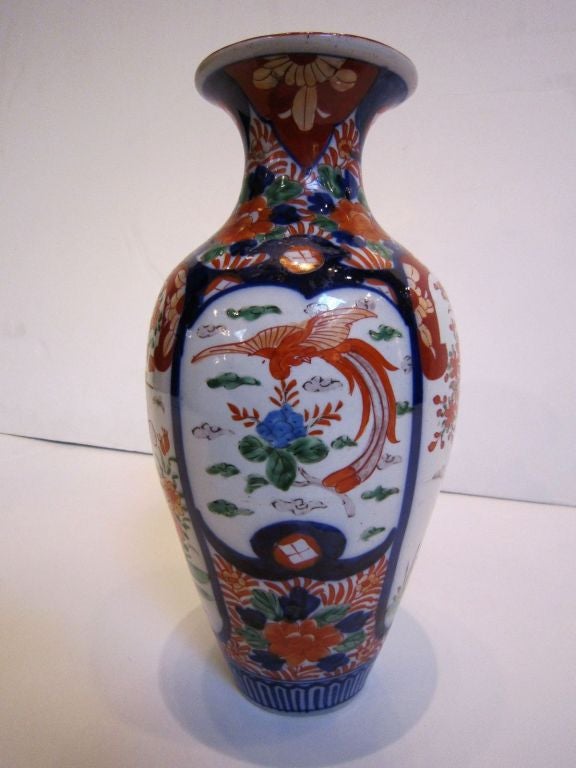 Japanische japanische Imari-Vase, um 1900 (Glasiert)