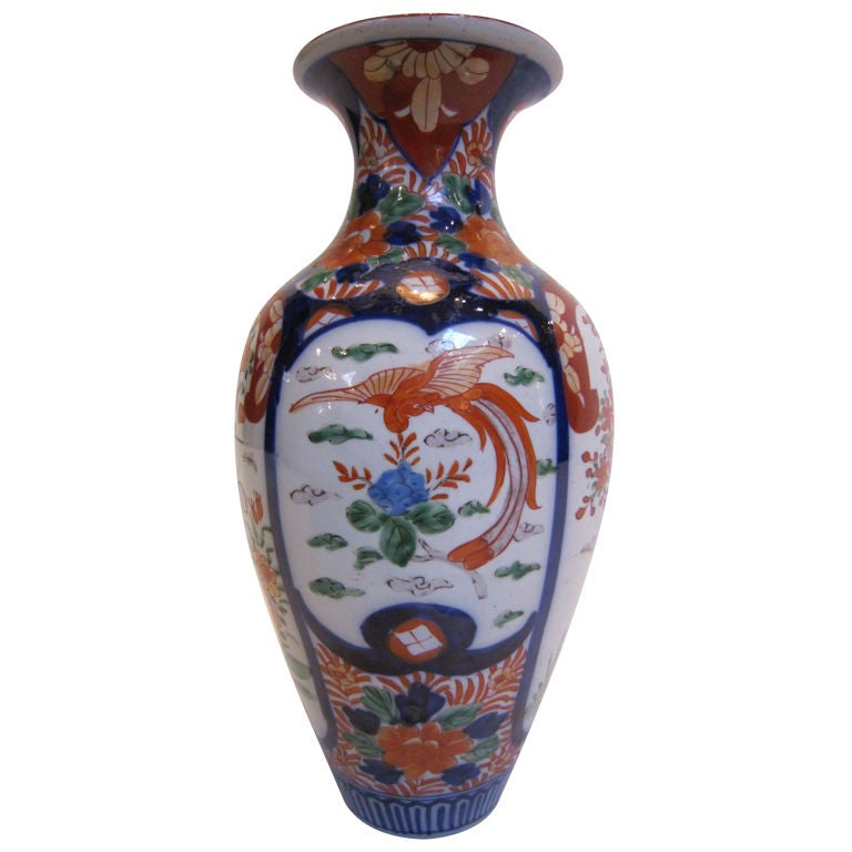 Japanische japanische Imari-Vase, um 1900
