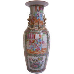 19th c. Famille Rose (Chinese Canton Export) Large Vase