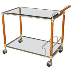 French Drinks Cart or Trolley by Lancel