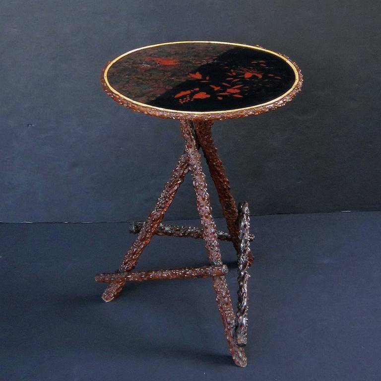 English Briar Wood Occasional Table 3