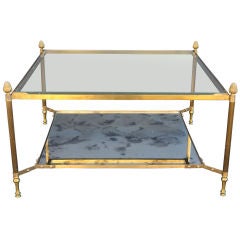 French Two-Tiered Cocktail Table by Maison Bagues