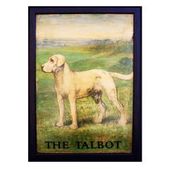 Vintage English Pub Sign - The Talbot