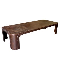 Antique Iron Table (Made from 1920s-Era Ocean Liner)